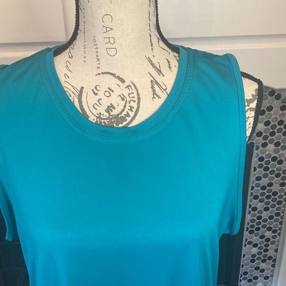 Champion teal workout tank, size XL, good used condition - Picture 2 of 10